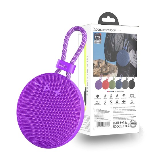 Hoco Wireless Speaker BS60 Exploring Purple